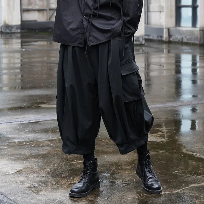 DropCore Oversized Haren Cargo Pants ChicAvenue