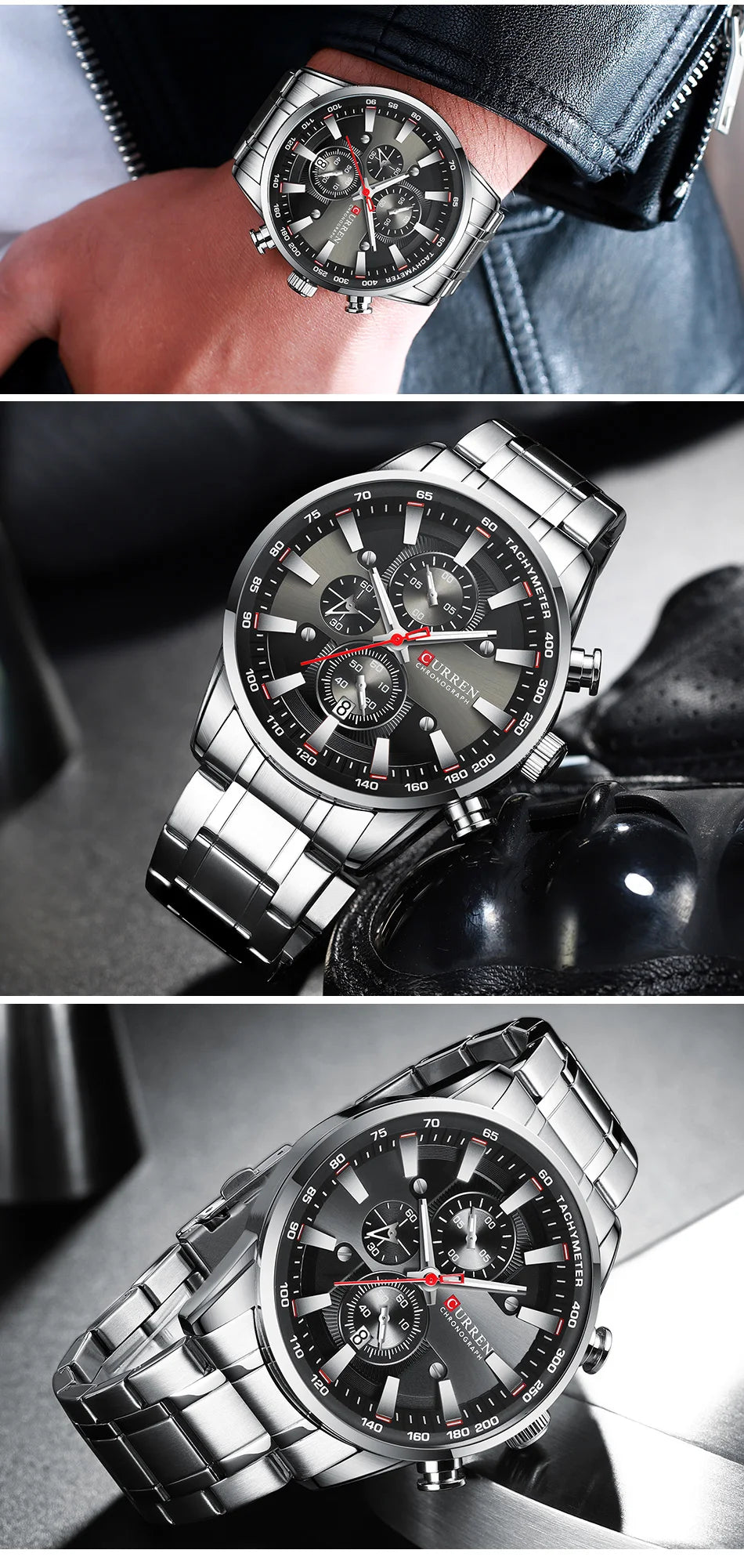 CURREN Quartz Sports Watch ChicAvenue