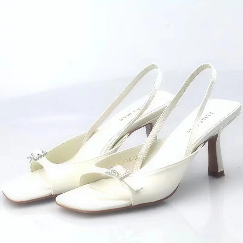 ALIAS MAE mid healed sandals ChicAvenue