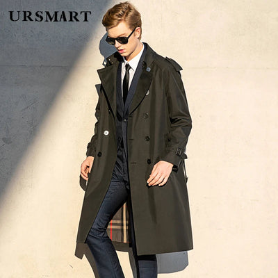 Urban Windsor long trench coat British Style ChicAvenue