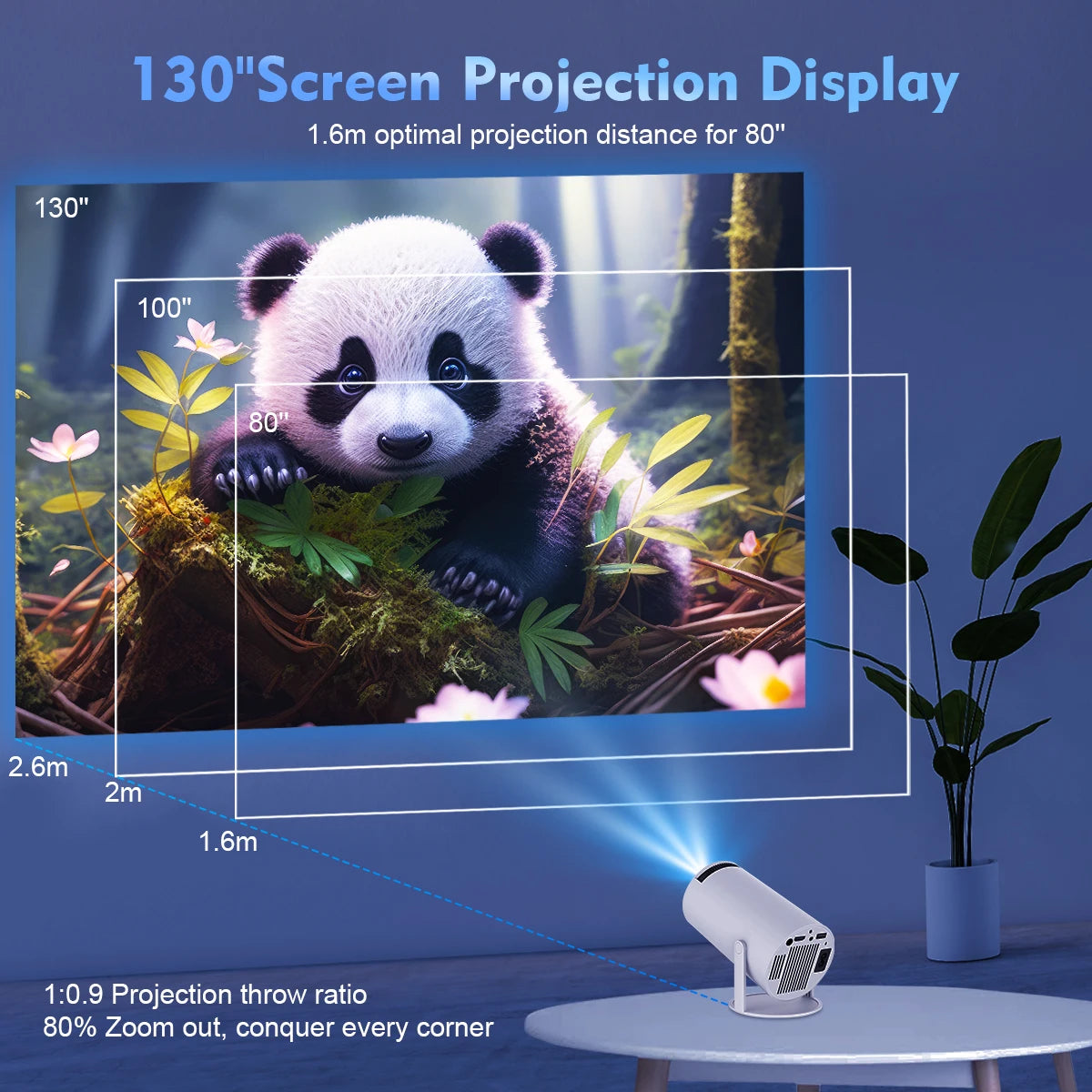 Magcubic 4K Home Cinema Projector ChicAvenue