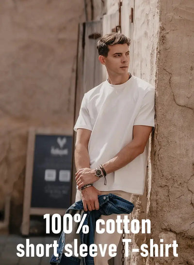 Superdry vintage t-shirt in white, 100% cotton, stylish short sleeve design for a retro look.