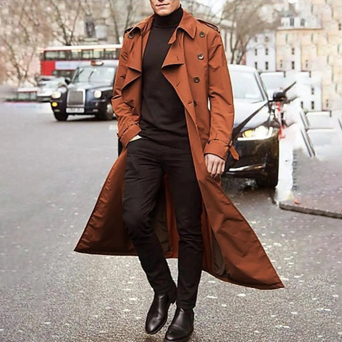 StratusForm™ Classic Double-Breasted Trench – Spring/Autumn Edition ChicAvenue