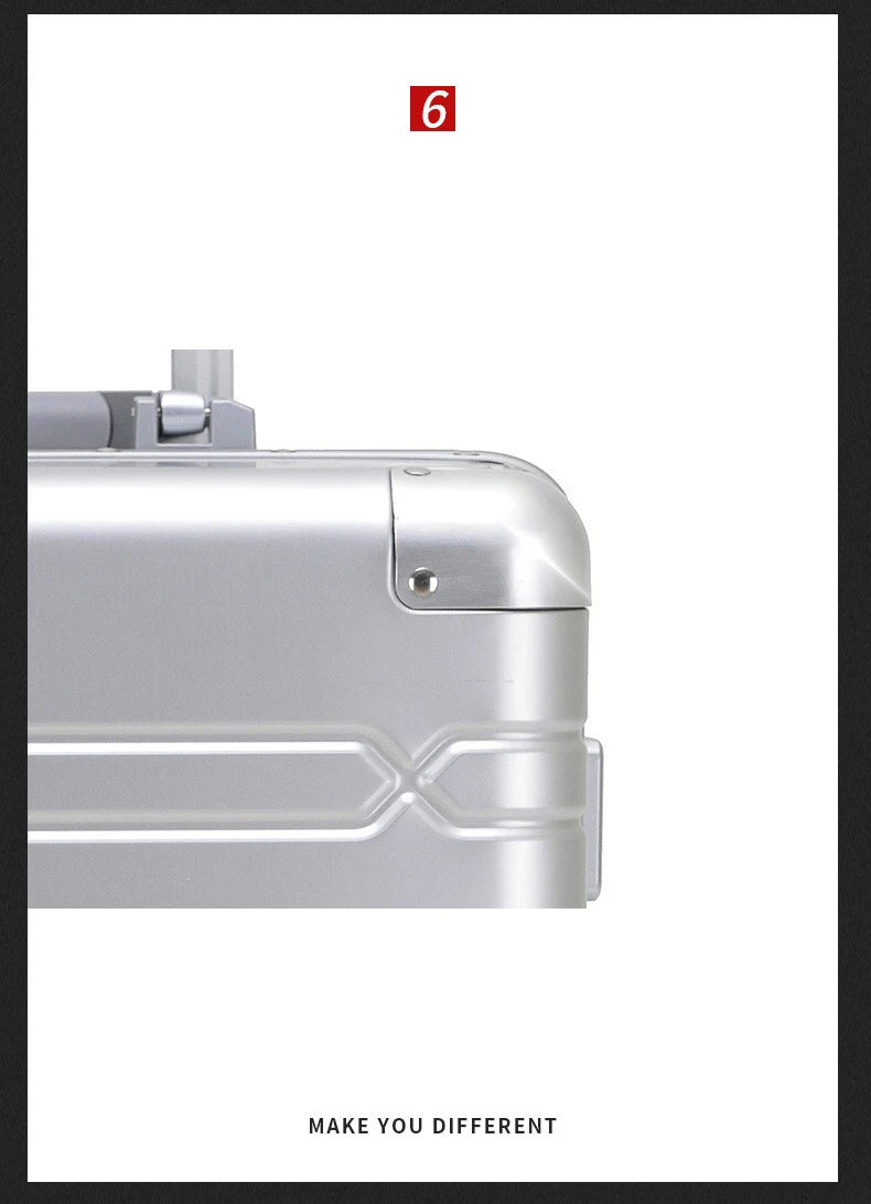 Aluminium Alloy Travel Suitcase ChicAvenue