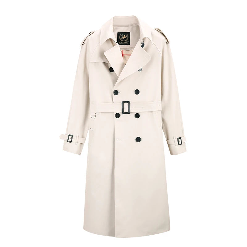 Urban Windsor long trench coat British Style ChicAvenue