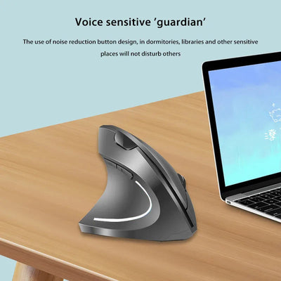 Xiaomi Wireless Vertical Mouse Bluetooth 2.4GHz Ergonomics Gaming Mouses 1600DPI Adjustable Offices Optical Electronic Keyboards ChicAvenue