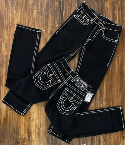 NeoMuse Y2K Embroidered Demin ChicAvenue
