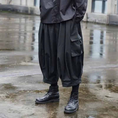 DropCore Oversized Haren Cargo Pants ChicAvenue