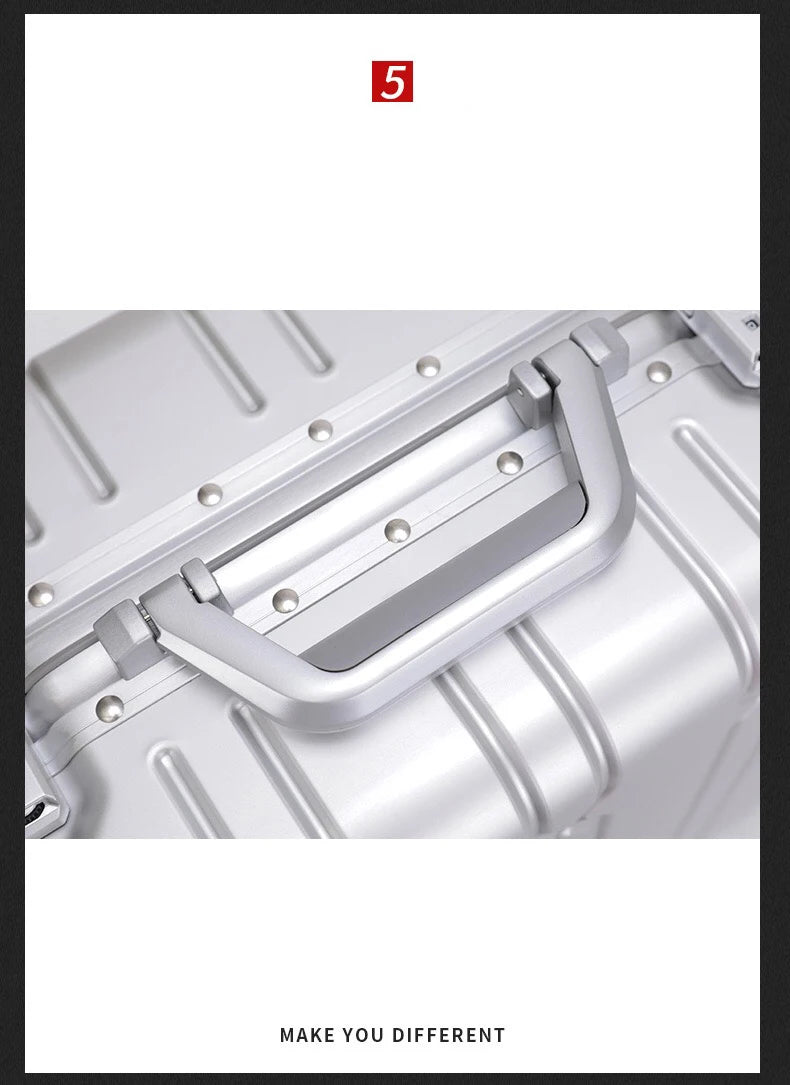 Aluminium Alloy Travel Suitcase ChicAvenue