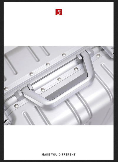 Aluminium Alloy Travel Suitcase ChicAvenue
