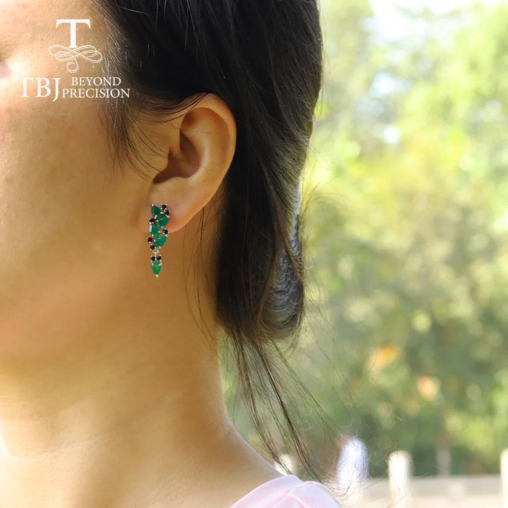 Green agate set rings earring ChicAvenue