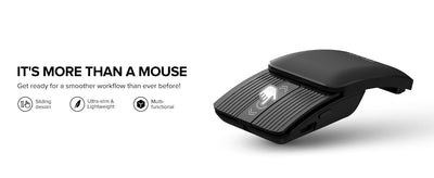 Delux Folding Keyboard Mouse Set Wireless Ultra Slim Portable Silent Kit Multi-Device Support For Windows Android IOS System ChicAvenue