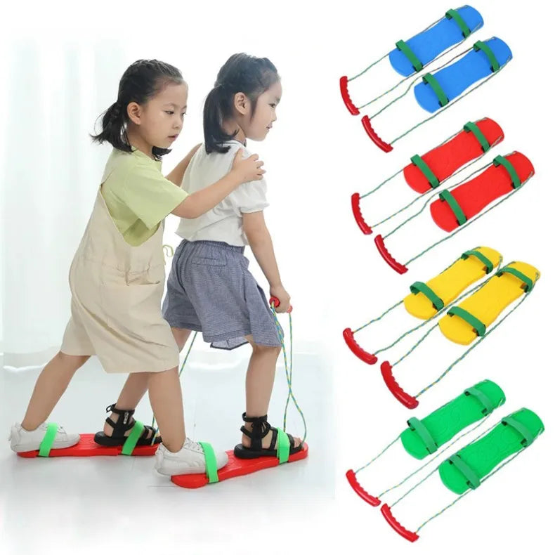 Outdoor Games for Kids Two-People Hands Feet Play Cooperative Board Children Sensory Integration Training Boys Girl Sports Toys ChicAvenue