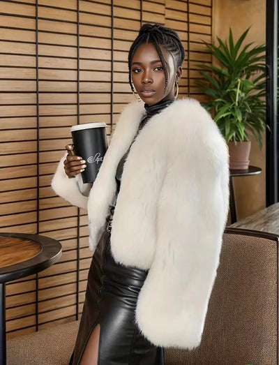 Synthetic fur Luxe ChicAvenue