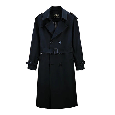 Urban Windsor long trench coat British Style ChicAvenue