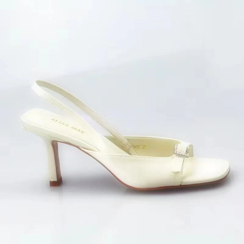 ALIAS MAE mid healed sandals ChicAvenue