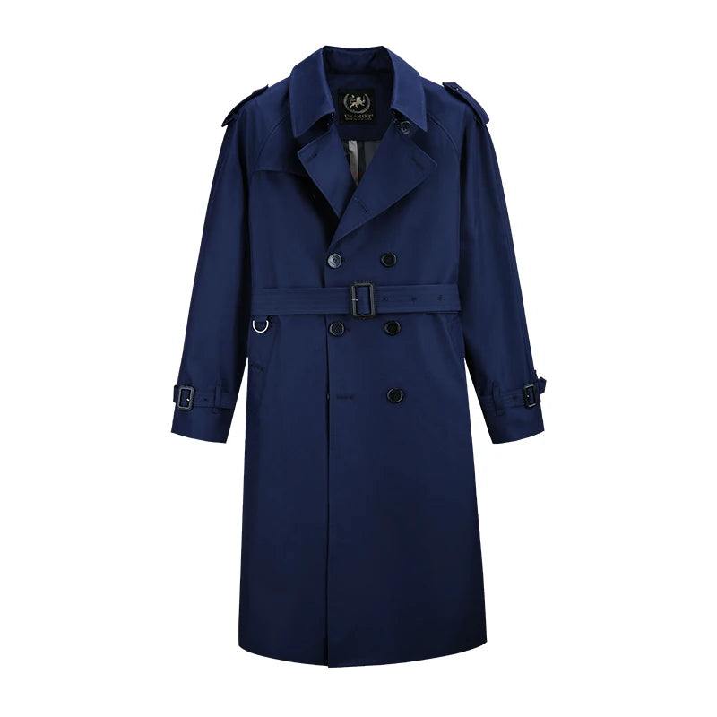 Urban Windsor long trench coat British Style ChicAvenue