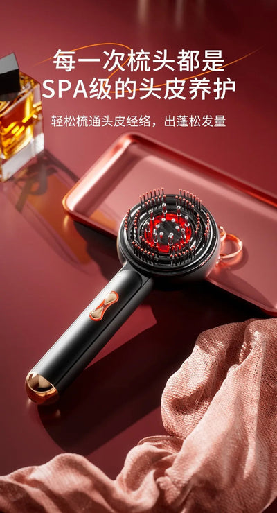 Red light electric massage comb, kneading and revitalizing hair growth massager, scalp medicine device, hair care hair guide, li ChicAvenue
