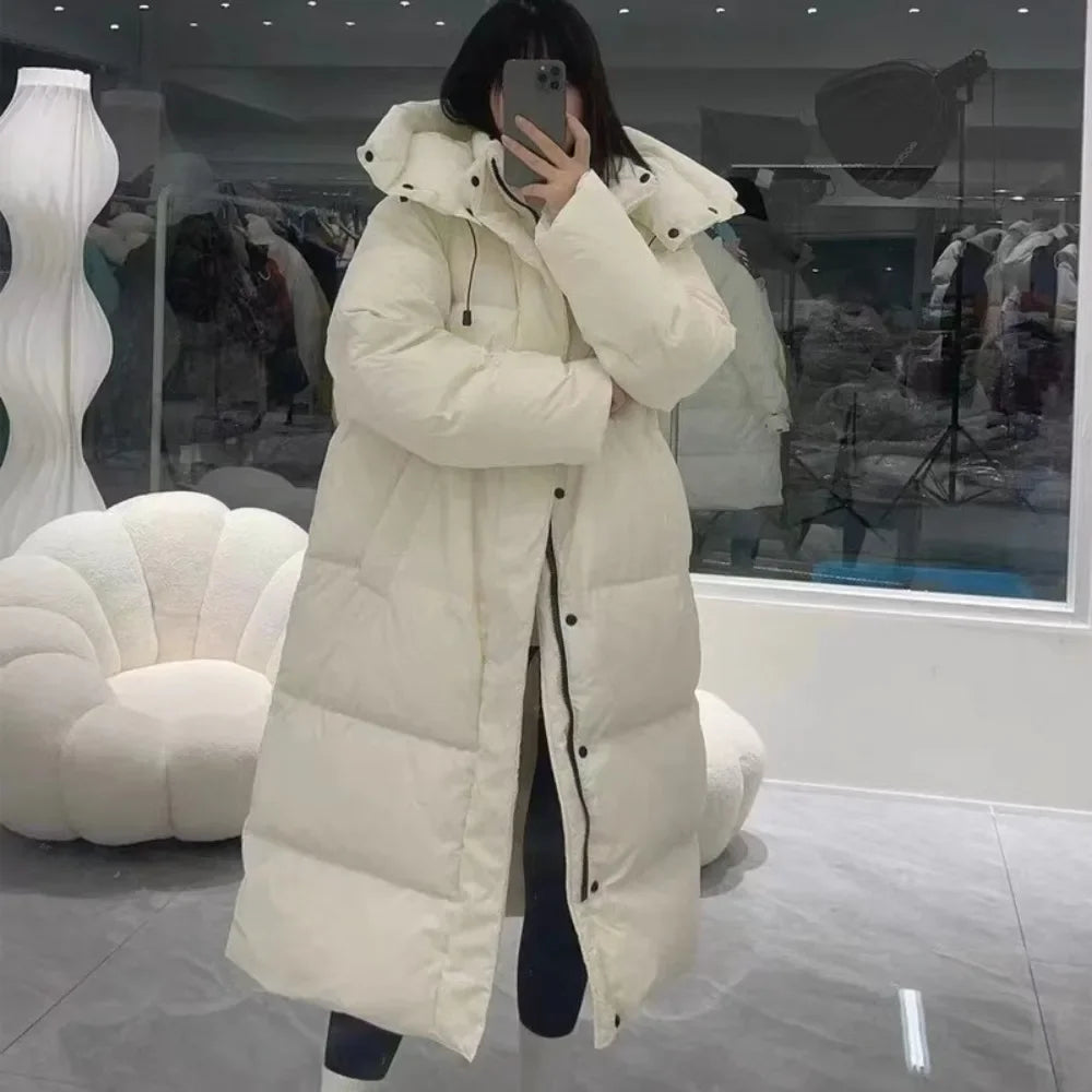 Arctic Silhouette Full length Down Coats ChicAvenue