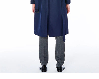 Urban Windsor long trench coat British Style ChicAvenue