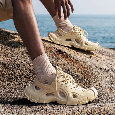 men trendy enclosed sandals ChicAvenue
