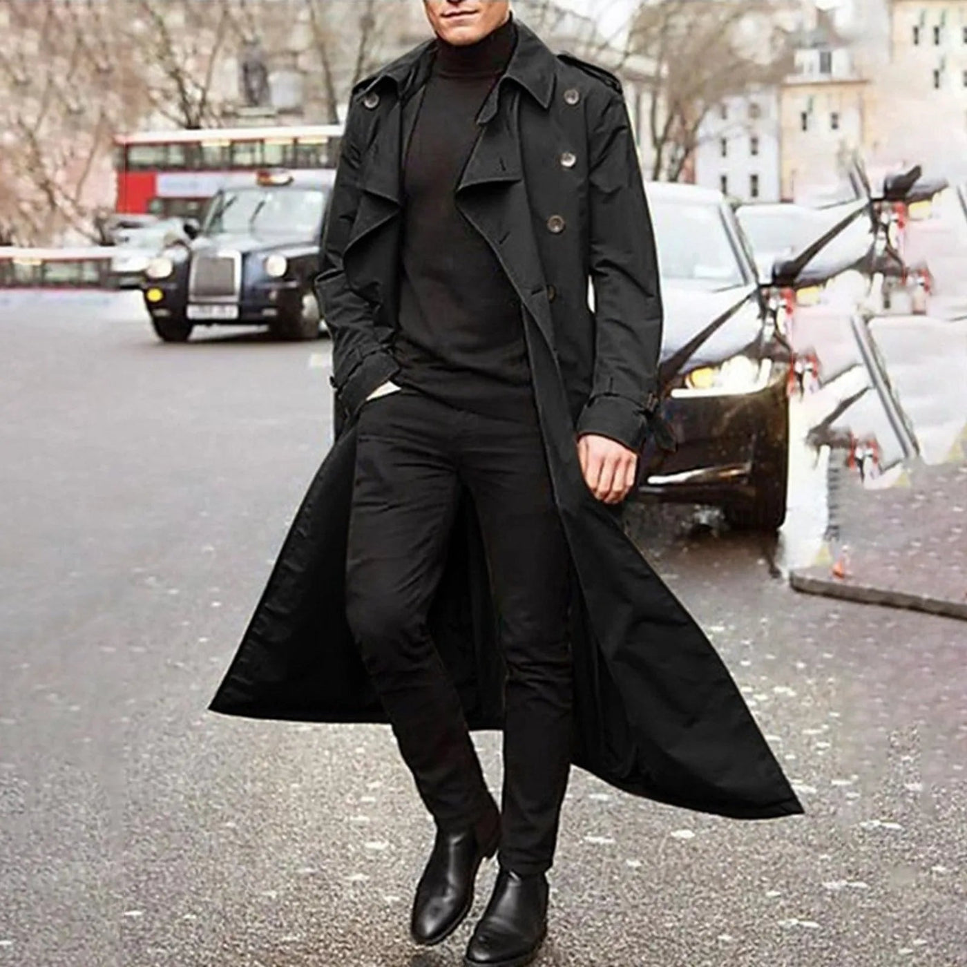 StratusForm™ Classic Double-Breasted Trench – Spring/Autumn Edition ChicAvenue