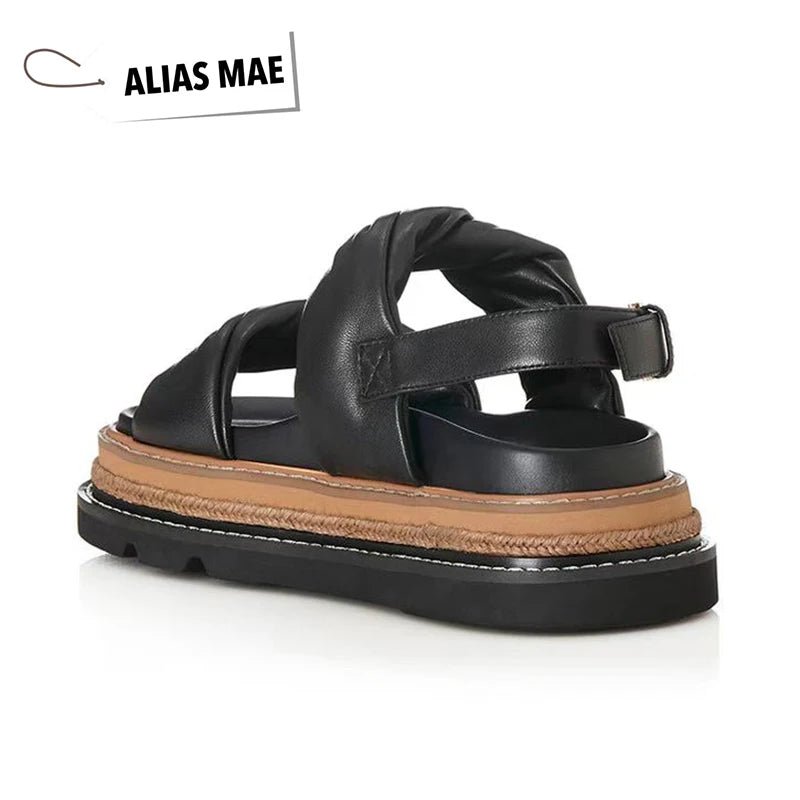 ALIAS MAE Summer Luxury Casual Strap Sandals ChicAvenue