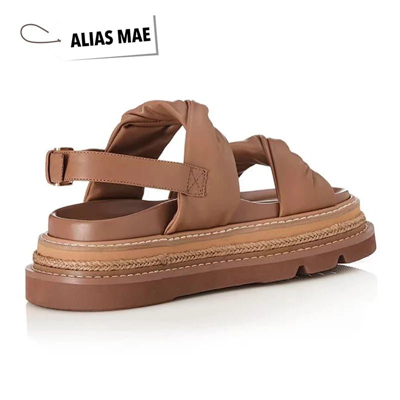 ALIAS MAE Summer Luxury Casual Strap Sandals ChicAvenue