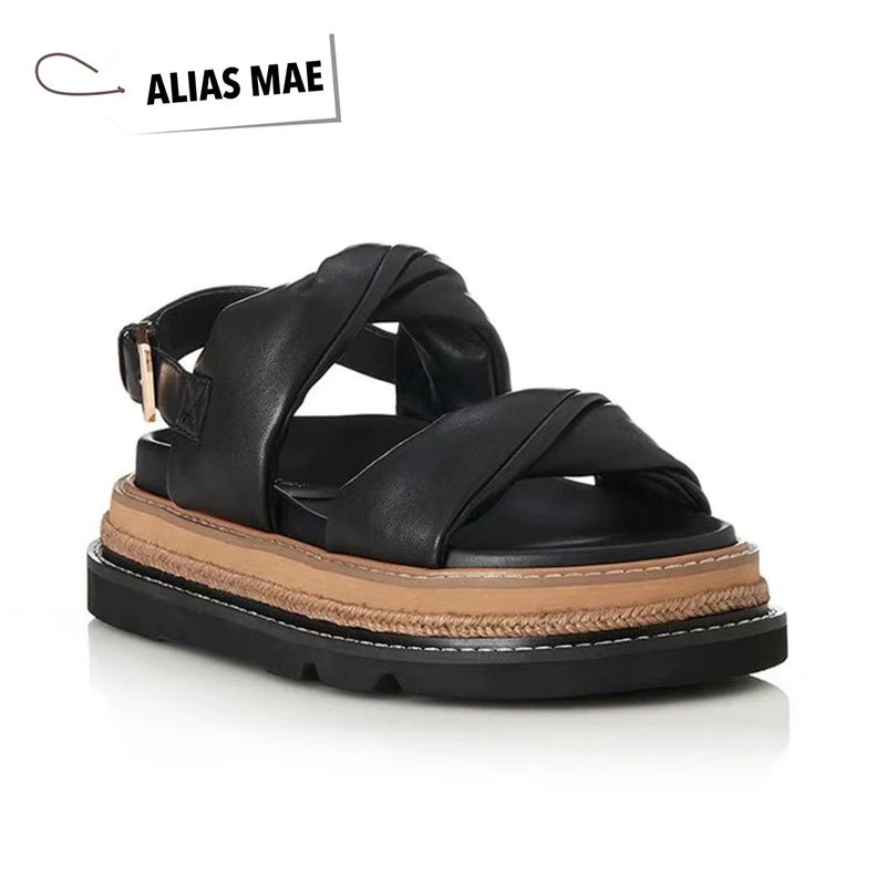 ALIAS MAE Summer Luxury Casual Strap Sandals ChicAvenue