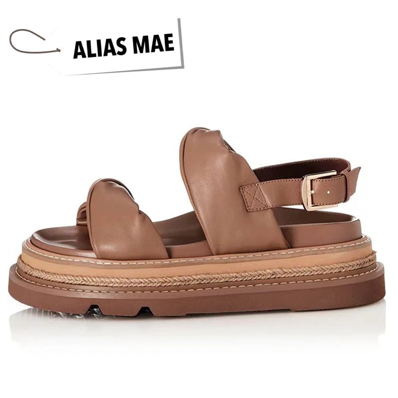 ALIAS MAE Summer Luxury Casual Strap Sandals ChicAvenue