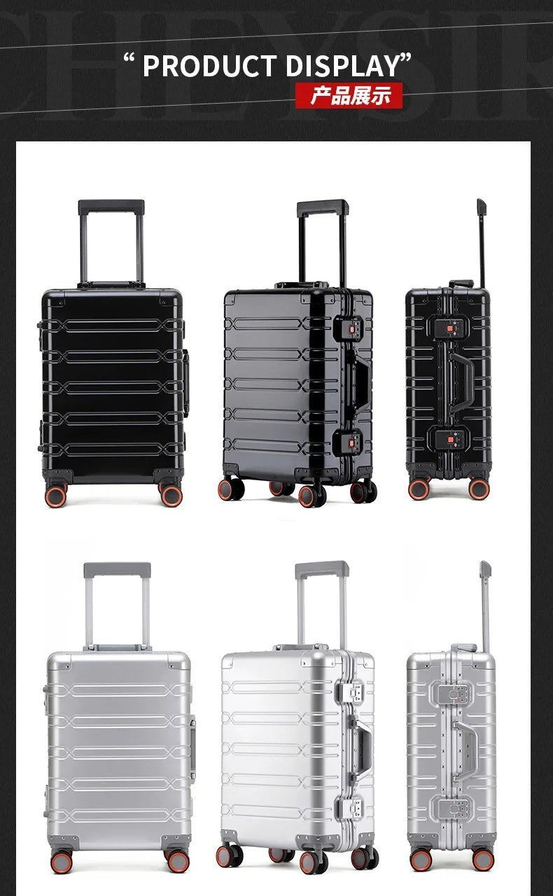 Aluminium Alloy Travel Suitcase ChicAvenue