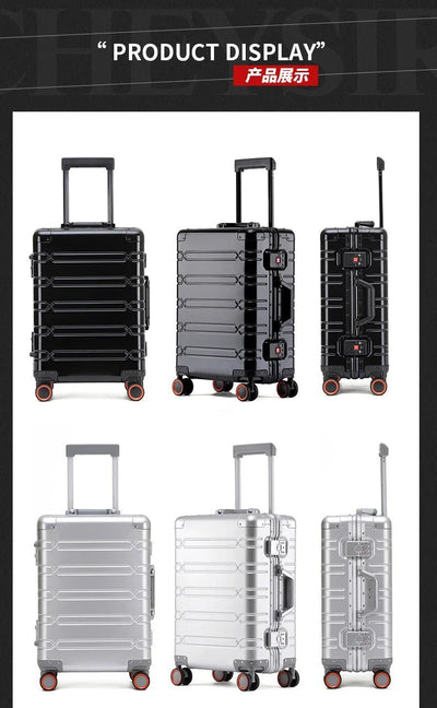 Aluminium Alloy Travel Suitcase ChicAvenue