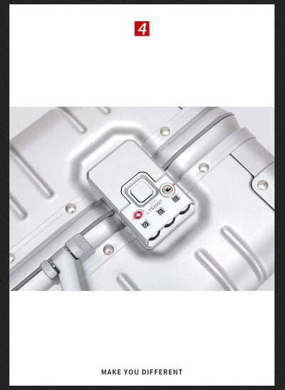 Aluminium Alloy Travel Suitcase ChicAvenue