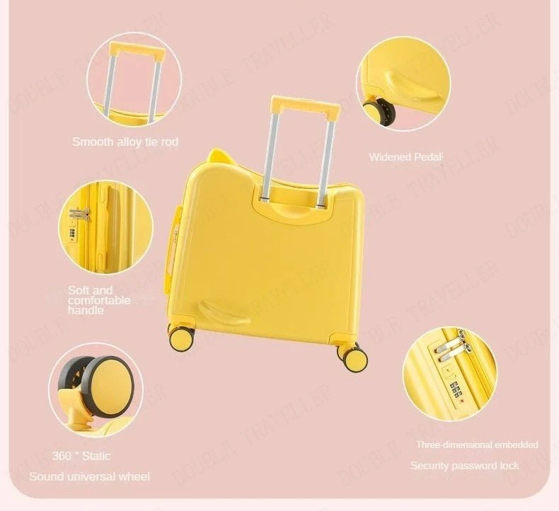 Sit and Ride Carry on Suitcase ChicAvenue